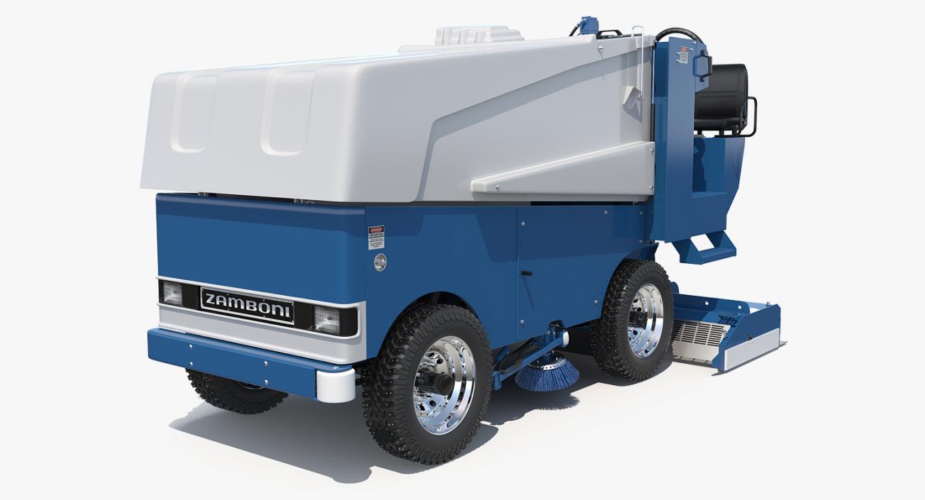 Electric Ice Resurfacer Machine Zamboni 3D model