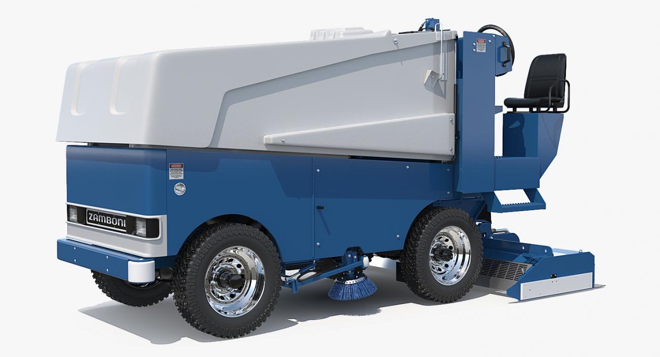 Electric Ice Resurfacer Machine Zamboni 3D model