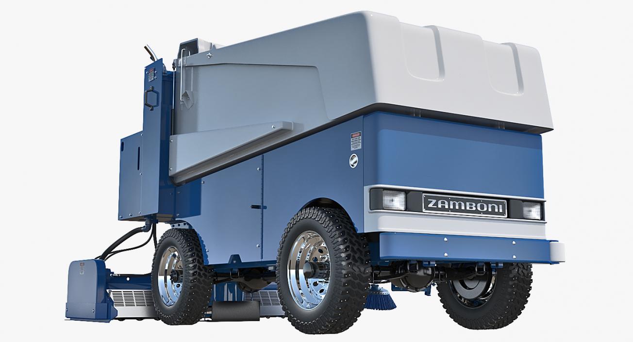 Electric Ice Resurfacer Machine Zamboni 3D model