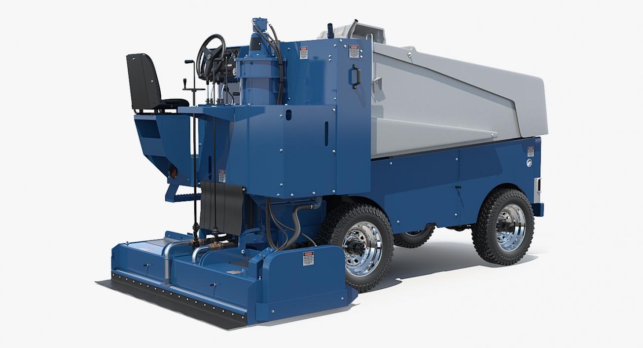 Electric Ice Resurfacer Machine Zamboni 3D model