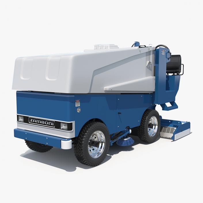 Electric Ice Resurfacer Machine Zamboni 3D model