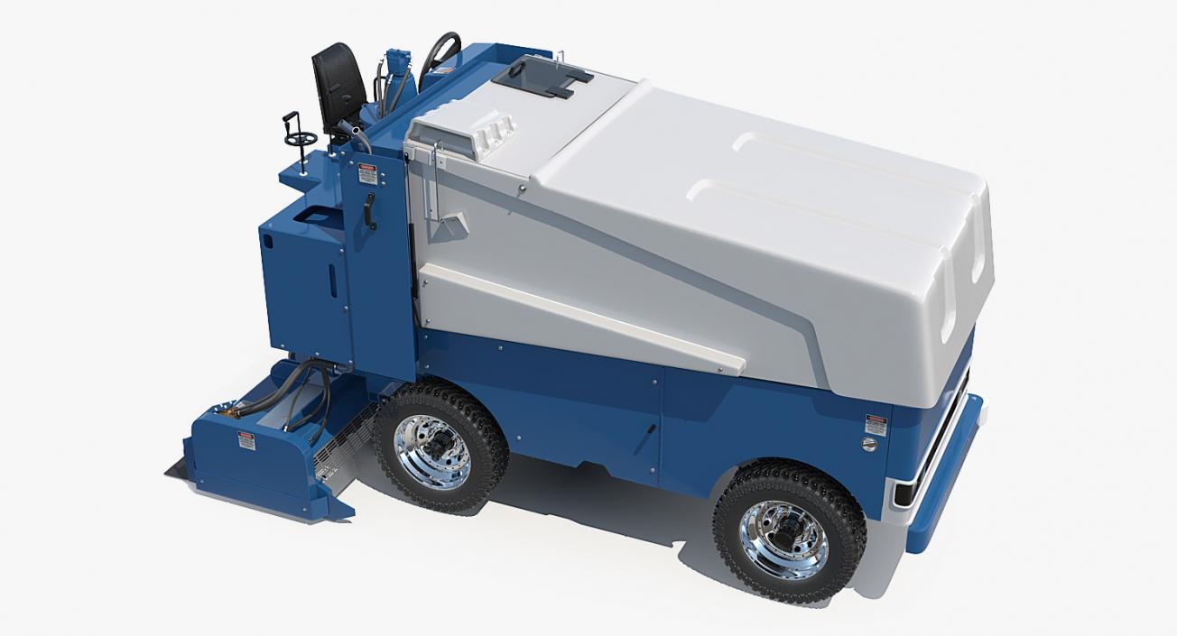 Electric Ice Resurfacer Machine Zamboni 3D model