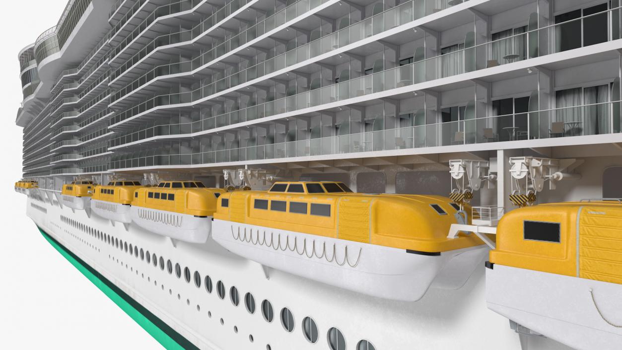 3D Passenger Cruise Ship