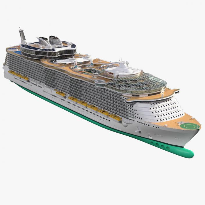 3D Passenger Cruise Ship