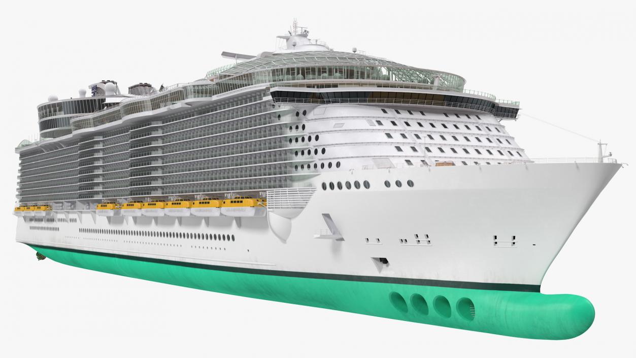 3D Passenger Cruise Ship