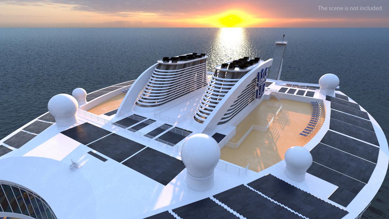 3D Passenger Cruise Ship