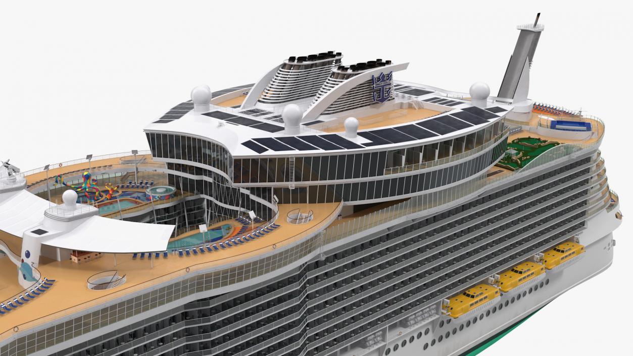 3D Passenger Cruise Ship