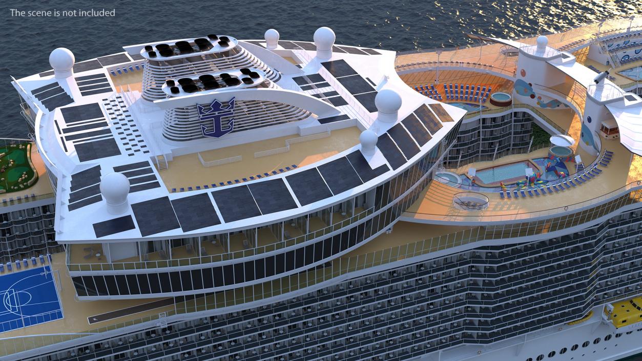 3D Passenger Cruise Ship