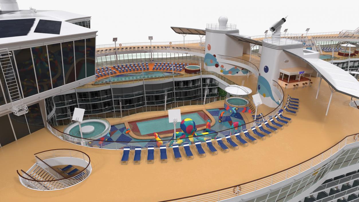 3D Passenger Cruise Ship