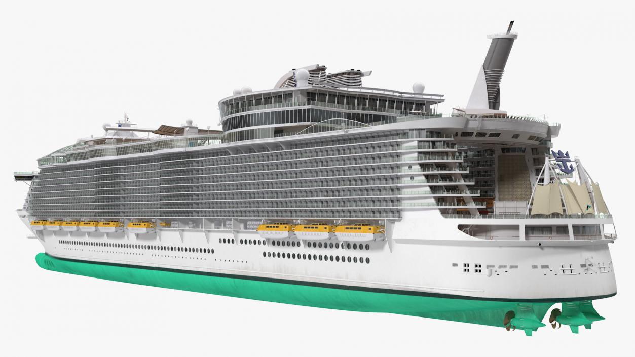 3D Passenger Cruise Ship