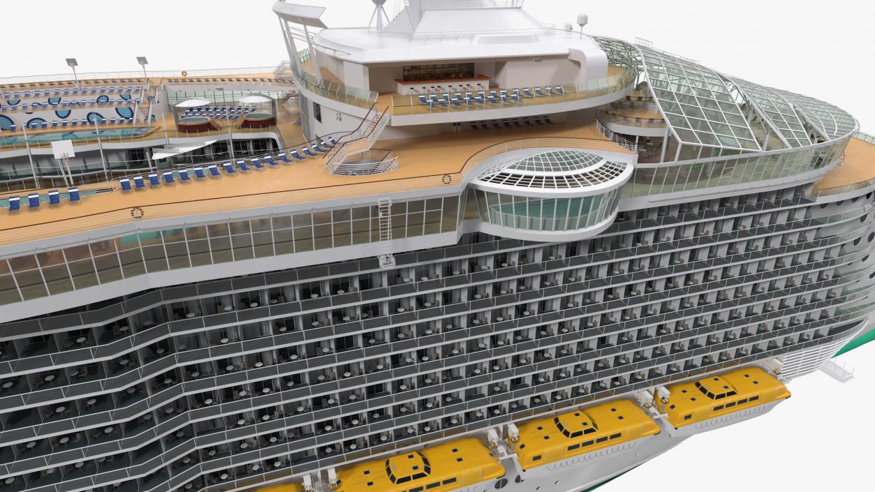 3D Passenger Cruise Ship