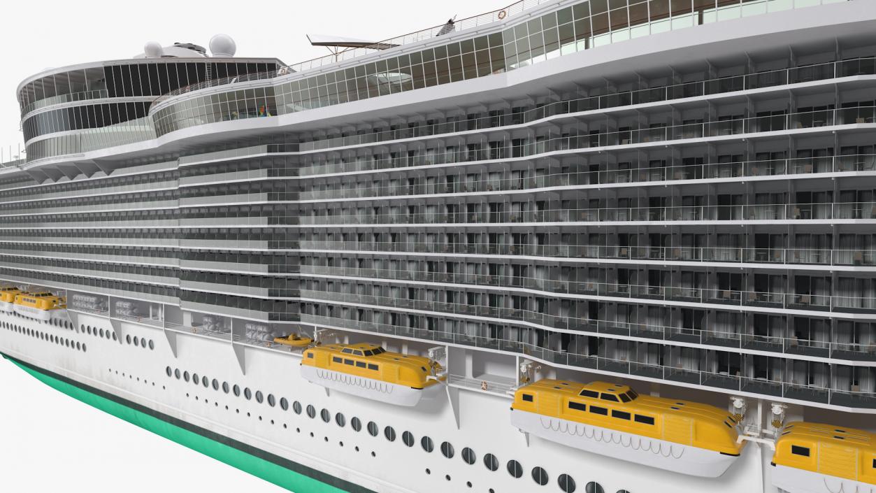 3D Passenger Cruise Ship