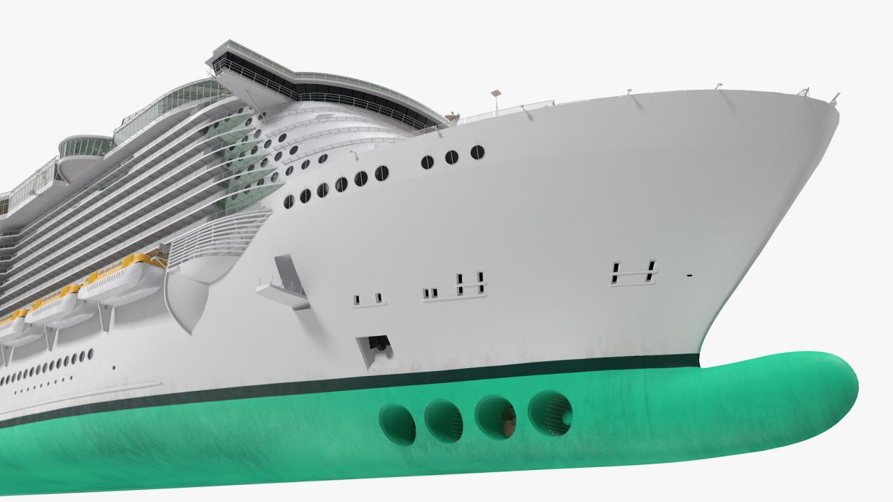 3D Passenger Cruise Ship