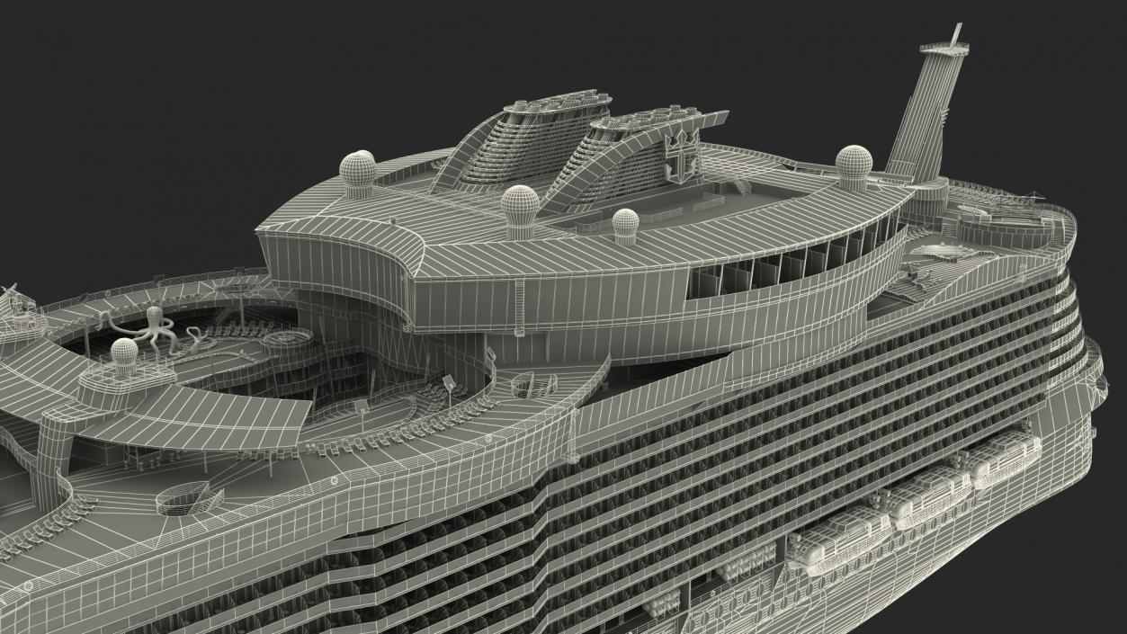 3D Passenger Cruise Ship