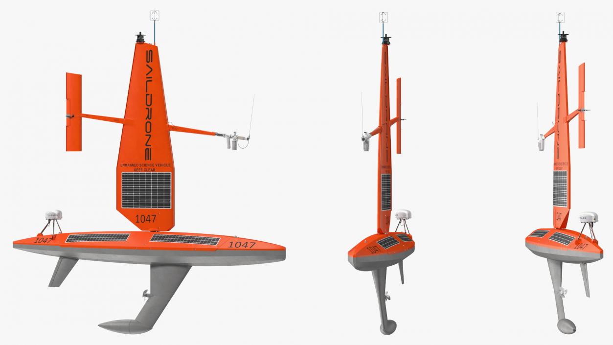 Saildrone Uncrewed Surface Vehicle 3D model