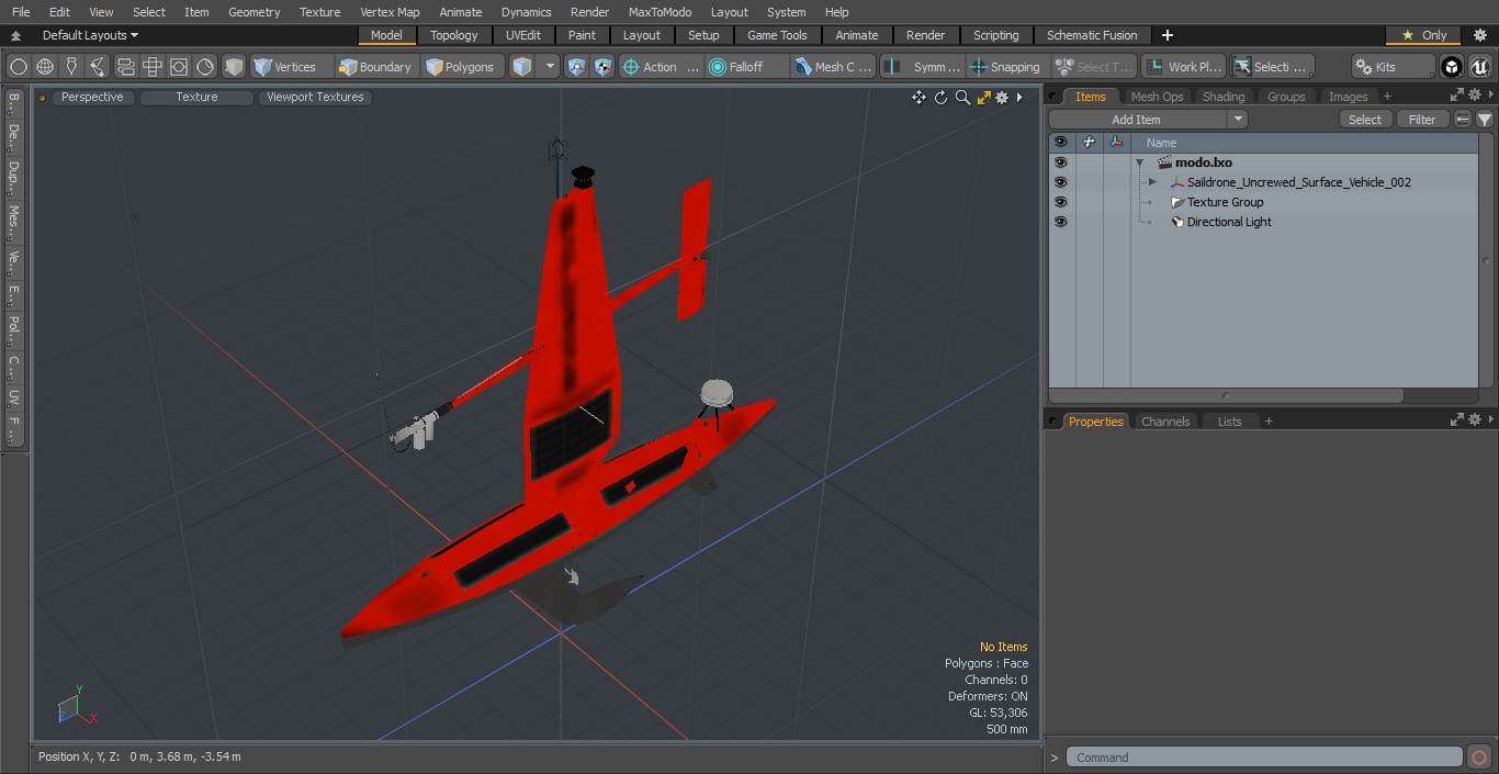 Saildrone Uncrewed Surface Vehicle 3D model