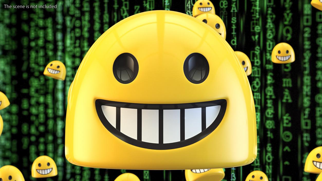 Grinning Face Android Emoji 3D