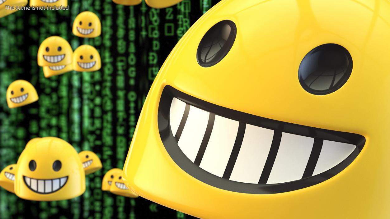 Grinning Face Android Emoji 3D