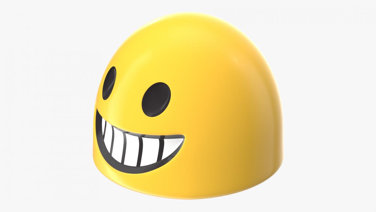 Grinning Face Android Emoji 3D