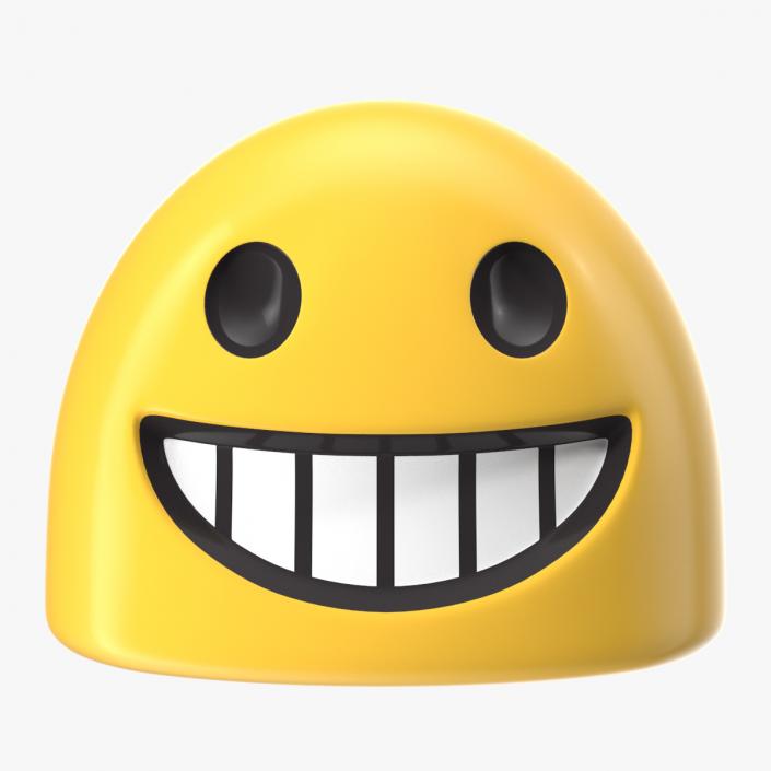 Grinning Face Android Emoji 3D