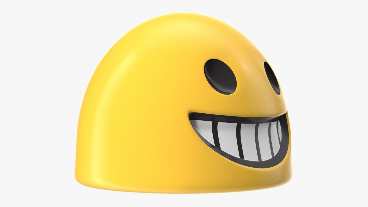 Grinning Face Android Emoji 3D