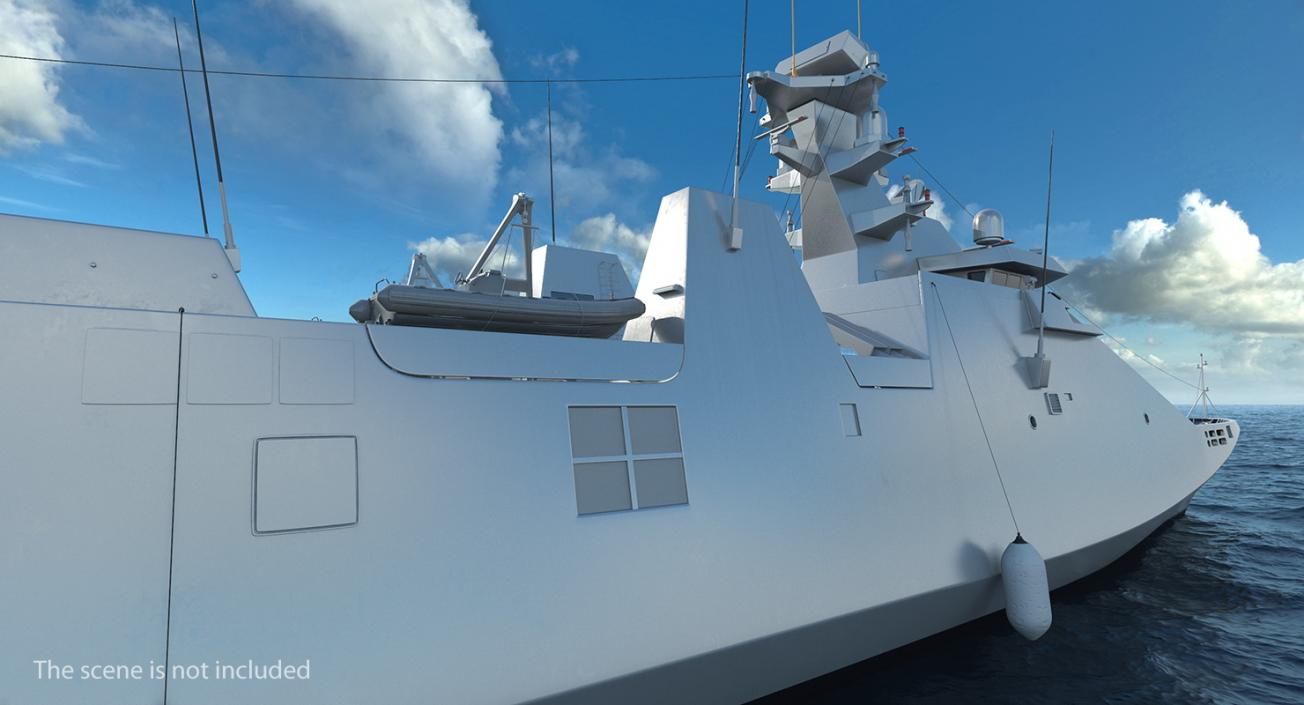 3D model Sigma Class Indonesian Frigate