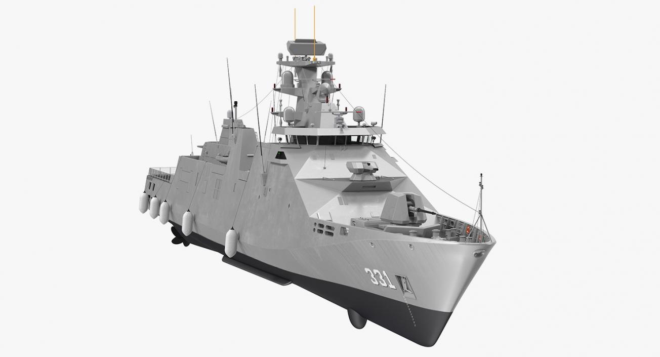 3D model Sigma Class Indonesian Frigate