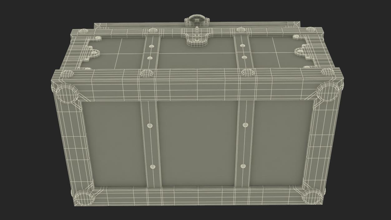 3D model Treasure Chest Open Empty