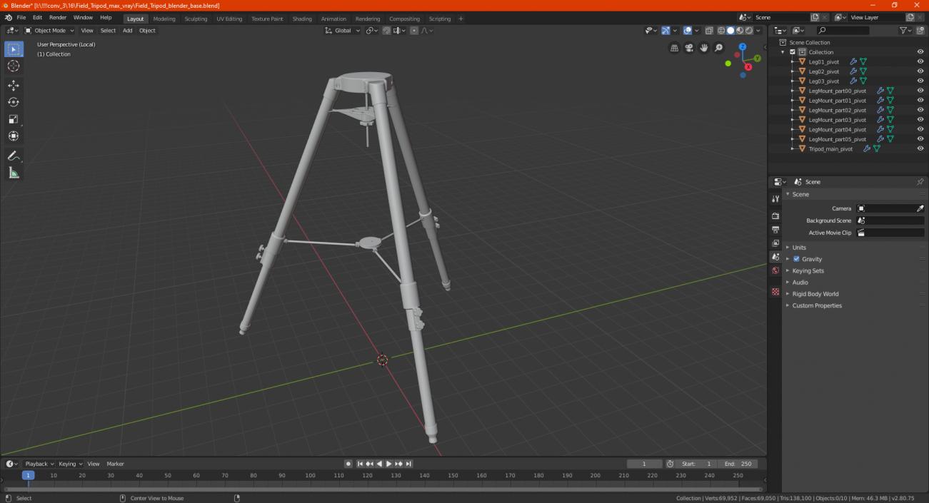 Field Tripod 3D