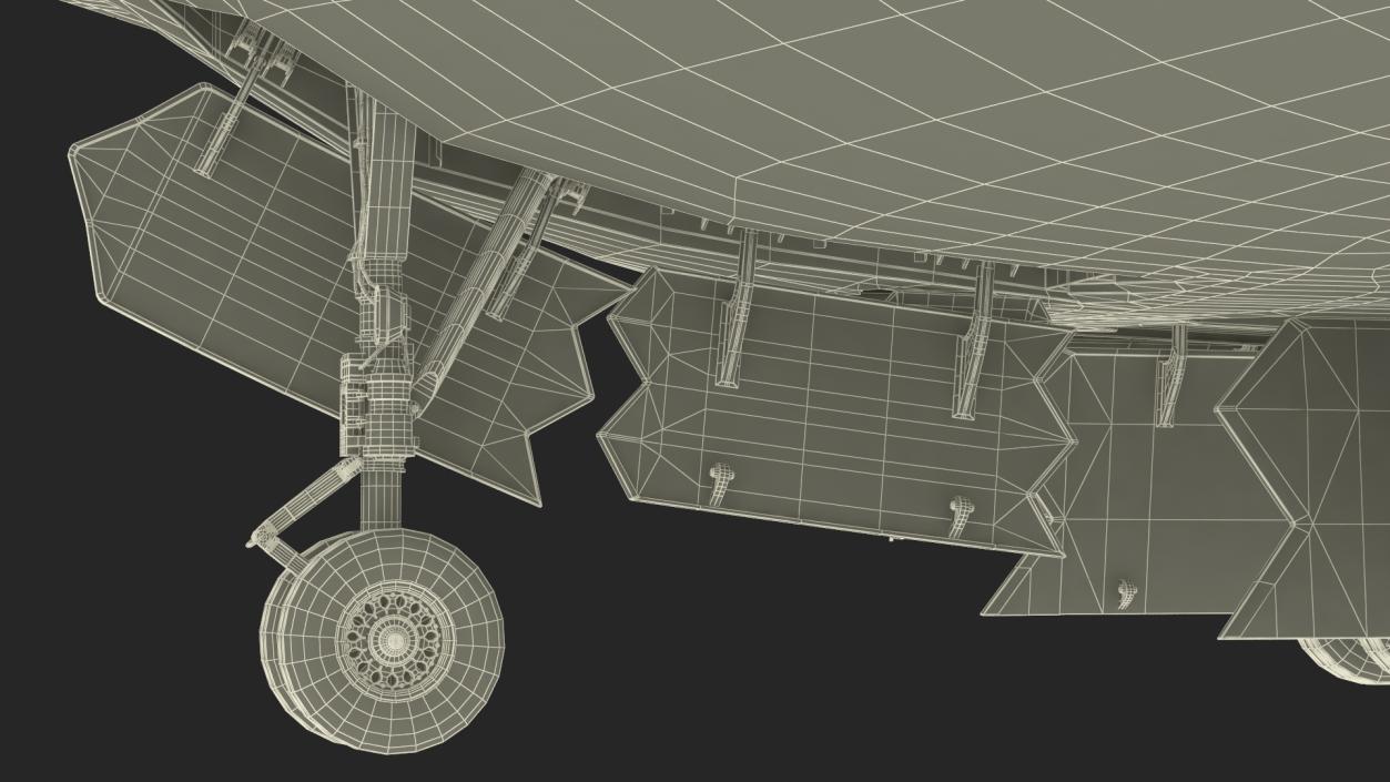 3D Long Range Strike Bomber Rigged