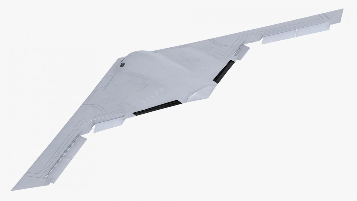 3D Long Range Strike Bomber Rigged