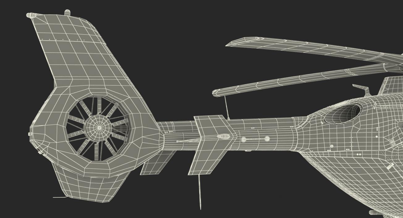 3D model Medical Air Assistance Eurocopter EC-135