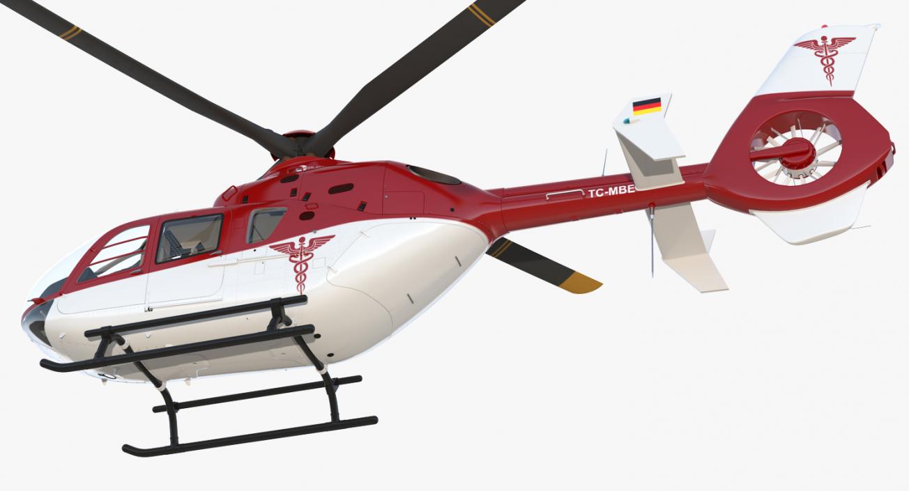 3D model Medical Air Assistance Eurocopter EC-135