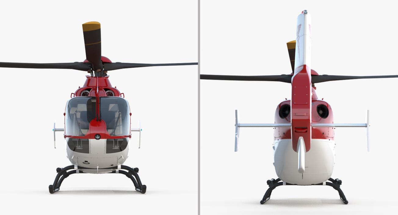 3D model Medical Air Assistance Eurocopter EC-135