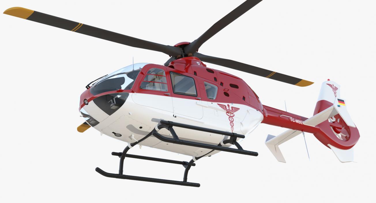 3D model Medical Air Assistance Eurocopter EC-135