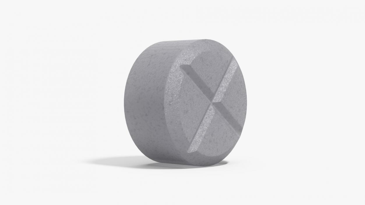 3D Unpacked Pill model