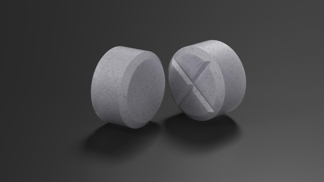 3D Unpacked Pill model