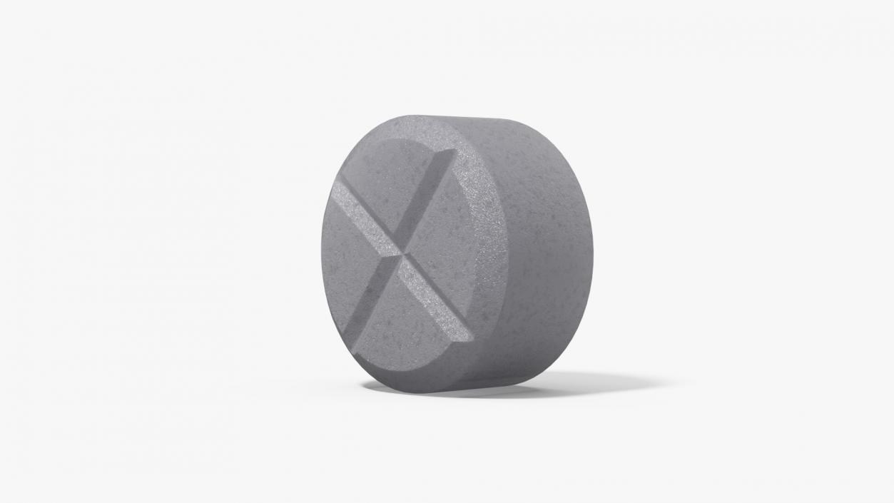 3D Unpacked Pill model