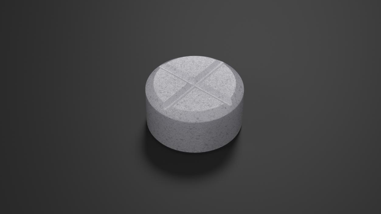 3D Unpacked Pill model