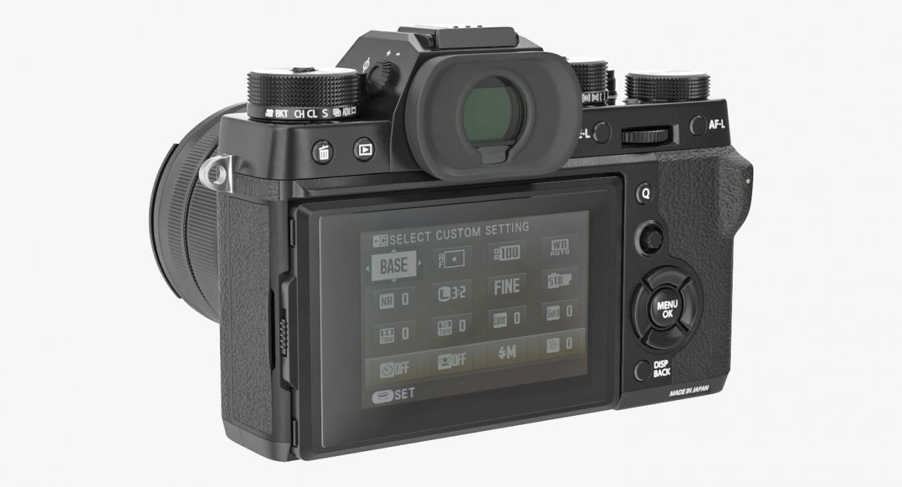 3D model Mirrorless Digital Camera Fuji X-T2