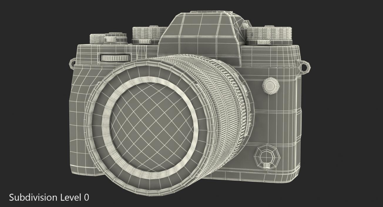 3D model Mirrorless Digital Camera Fuji X-T2