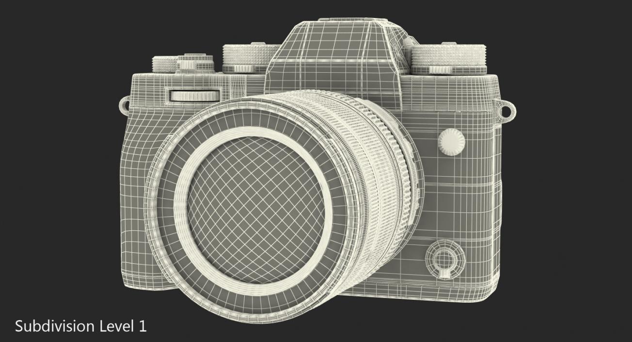 3D model Mirrorless Digital Camera Fuji X-T2