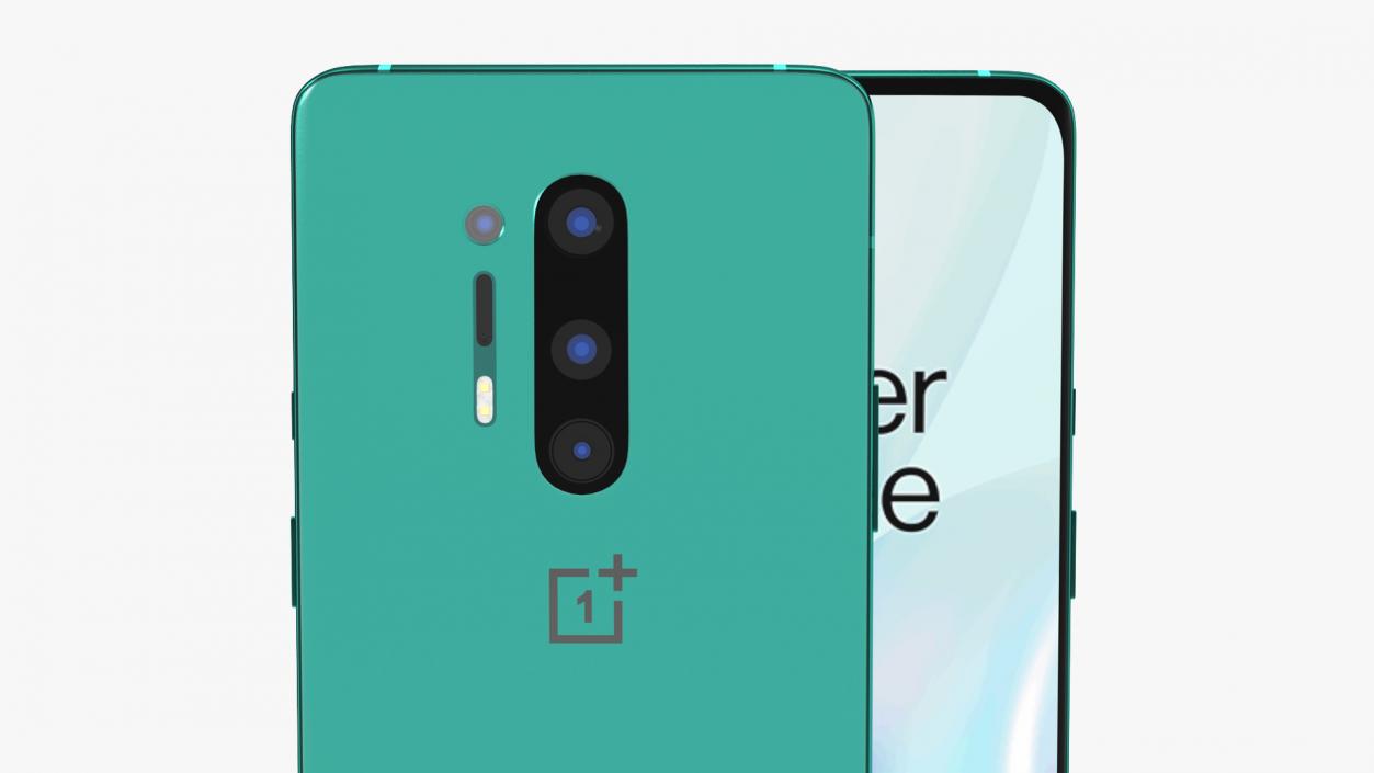 OnePlus 8 Pro Glacial Green 3D