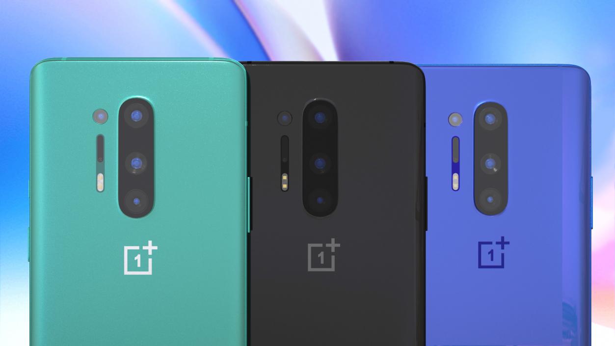 OnePlus 8 Pro Glacial Green 3D