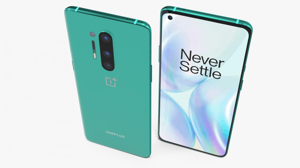 OnePlus 8 Pro Glacial Green 3D