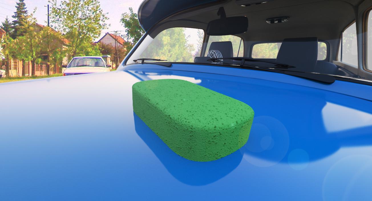 3D model Car Wash Sponge