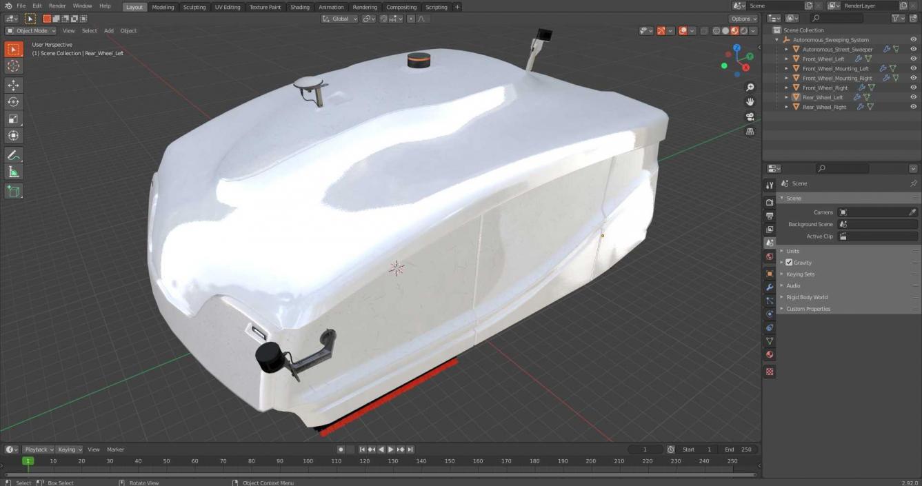 3D Autonomous Sweeping System