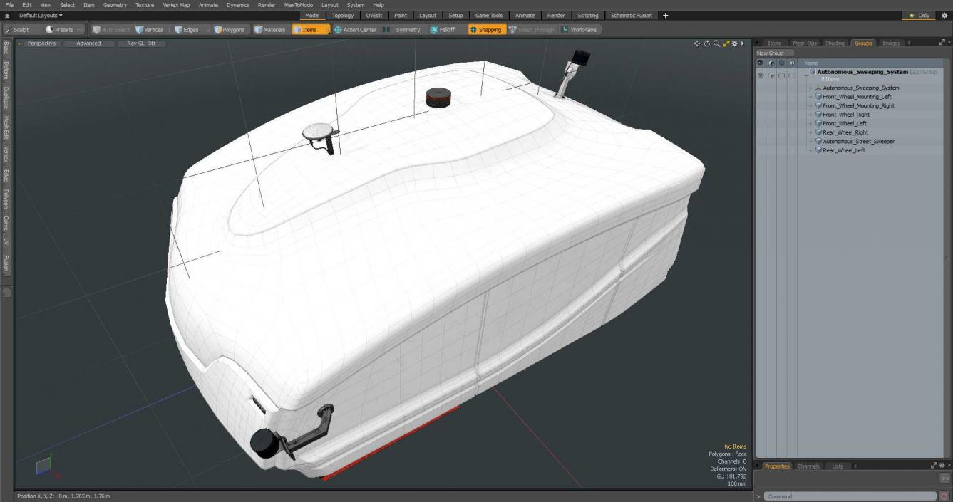 3D Autonomous Sweeping System