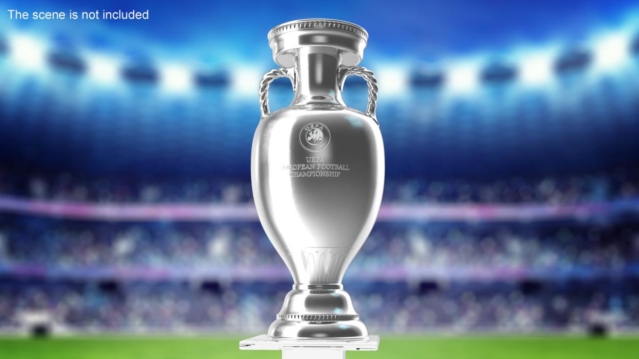 3D model UEFA European Championship Cup