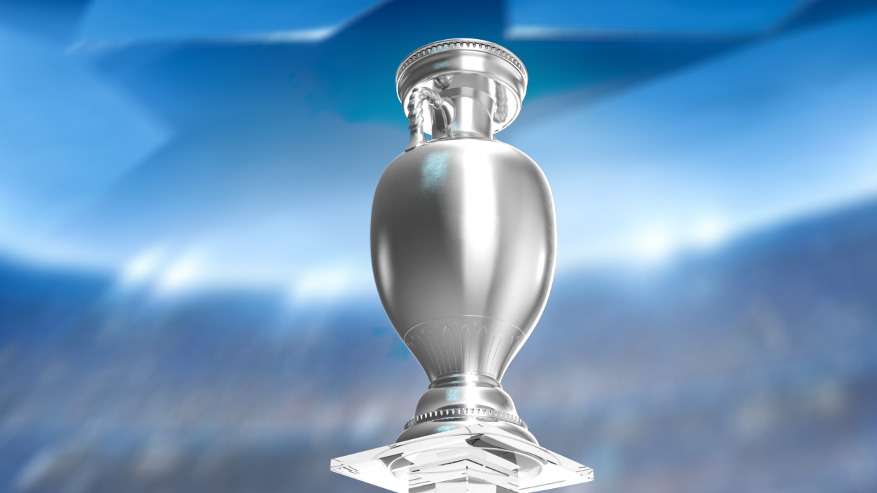 3D model UEFA European Championship Cup